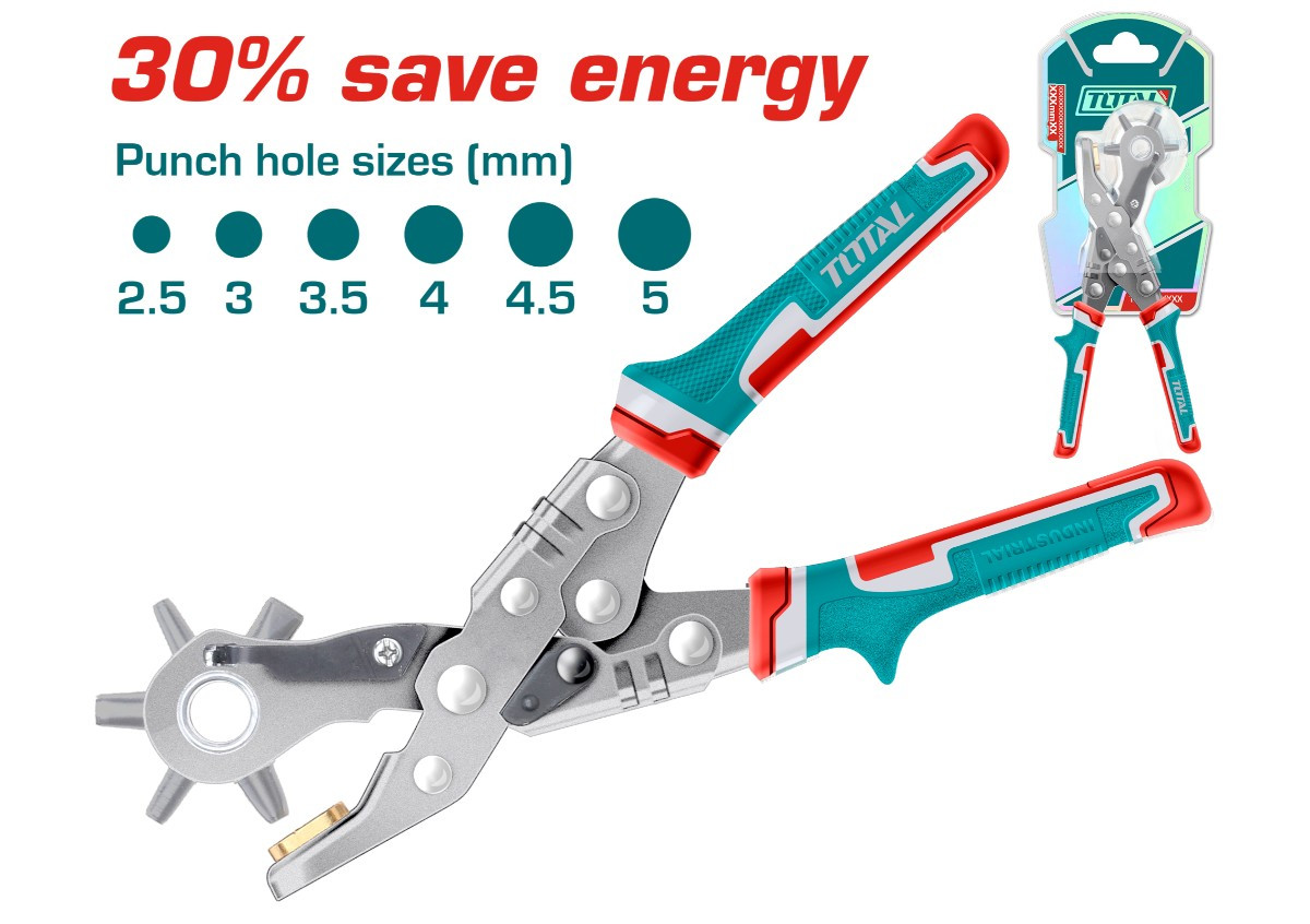 Дырокол для кожи TOTAL THT33526