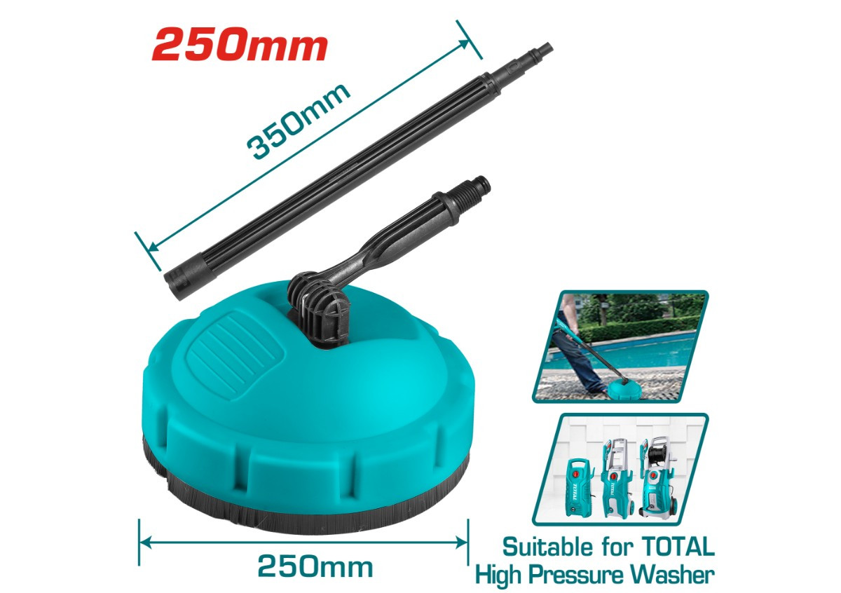 Щетка круглая для патио 250мм TGTPB251 TOTAL