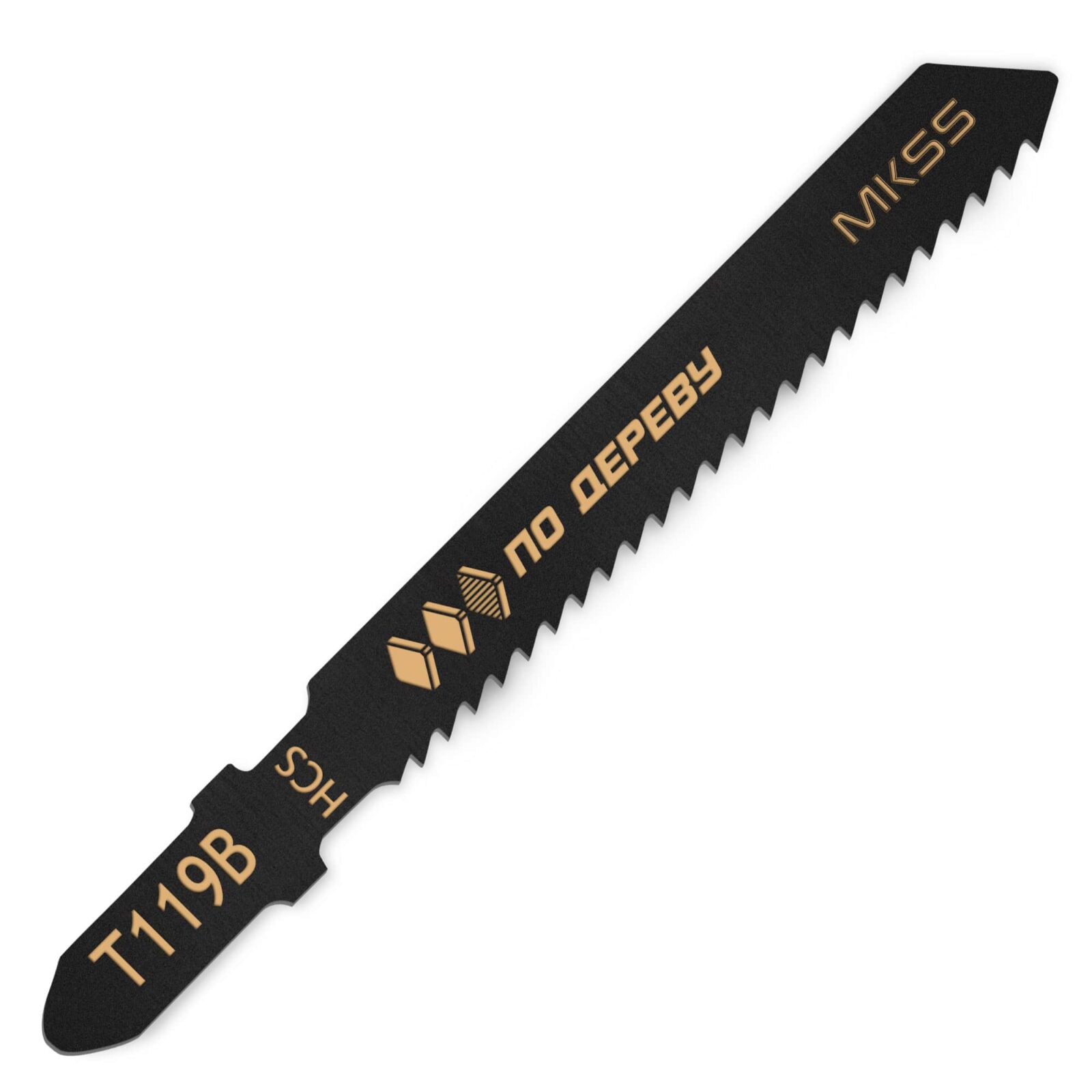 Пилки  для лобзика по древесине T119B 76 мм MKSS