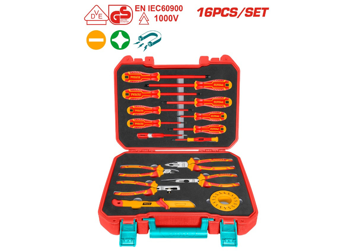 Դիէլեկտրիկ գործիքների հավաքածու TOTAL THKITH1601