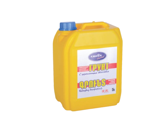 Էլաստիկ էմուլսիոն  գրունտ 5կգ CROWN