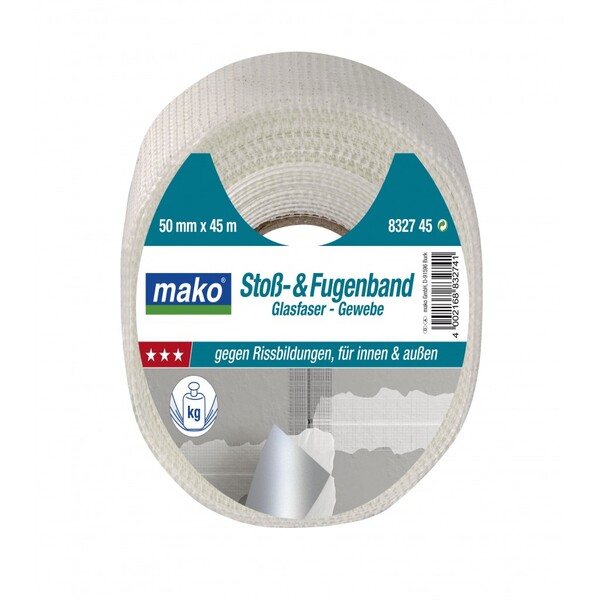 Ժապավեն ապակեգործված (սերպյանկա) KOMFORT 20մ*50մմ Mako