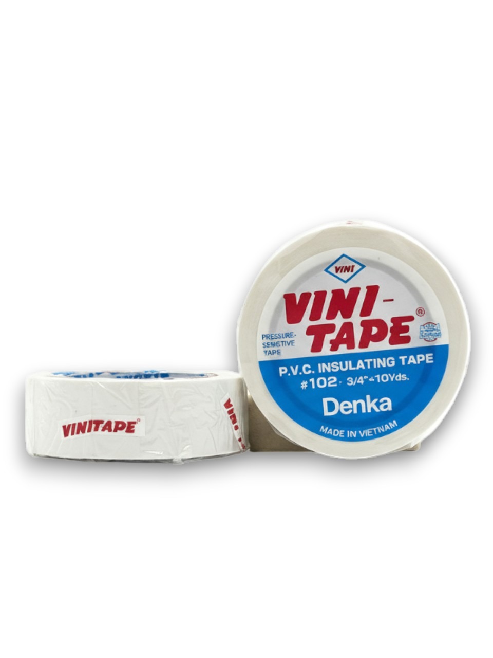 Изолента Vini-Tape белая 19мм*19м Denka