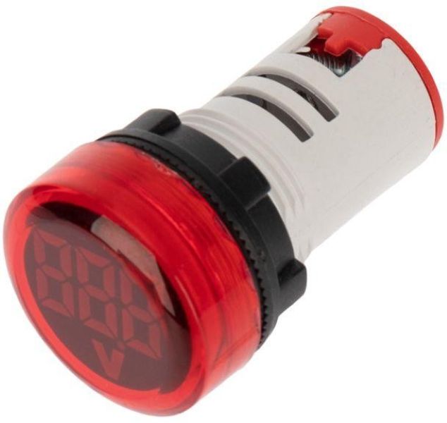 Լույս կարմիր վոլտմետր թվային կլոր 70-500V VD22 IEK