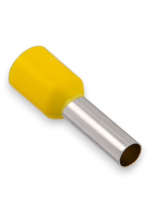 Ծայրակալ 6մմ դեղին 100հատ  5286 IEK
