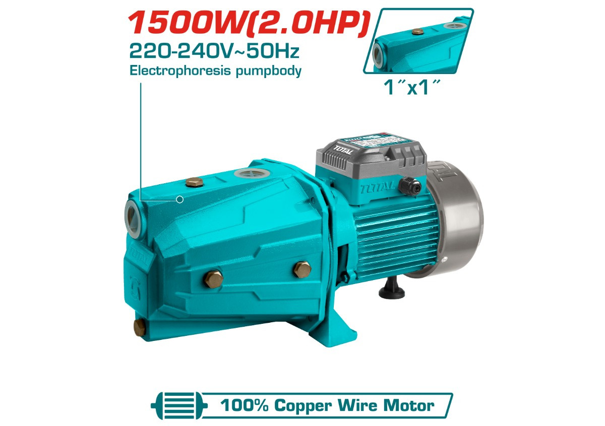Շիթային պոմպ 1500W TOTAL TWP315006