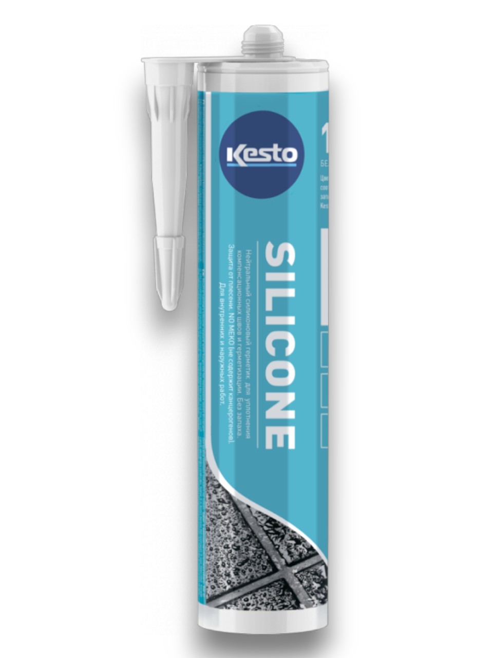 Герметик силиконовый 310 мл бесцветный 00 Kesto