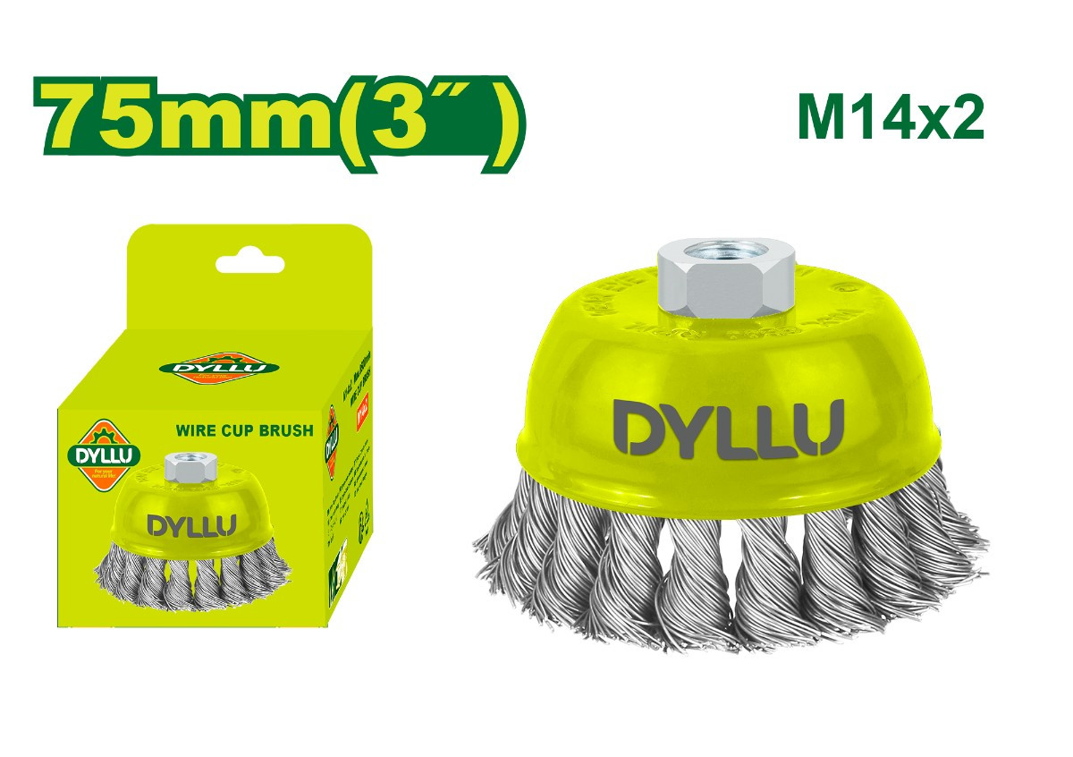 Щетка металлическая с чашкой 75мм DTCE2401 DYLLU