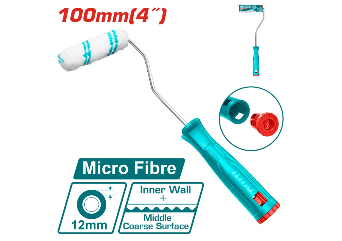 Мини валик 100x12мм TOTAL THT85046