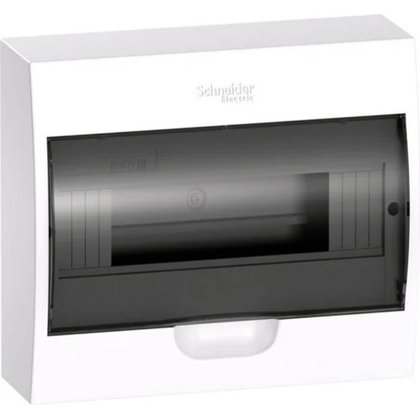 Навесной бокс City9 Box с прозрачной дверцей, 12 модуля Schneider