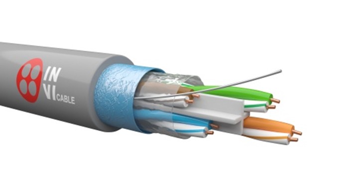 Մալուխ ցանցային FTP Cat6 24 AVG  4*2*0,51  IN-VI