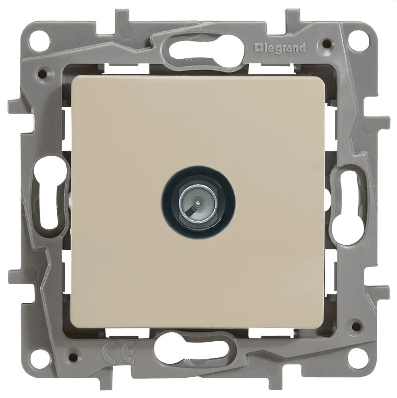 Розетка Niloe для тел. Звезда слон. кость Legrand