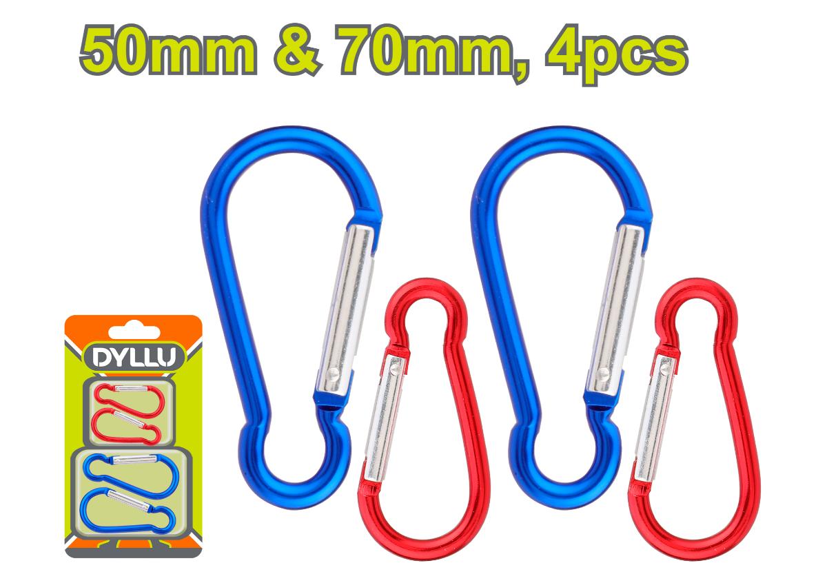 Крючок пружинный (4 шт) 50 мм 70мм  DYLLU DTQL2K01