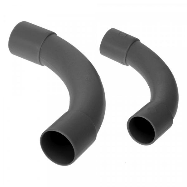 Соединитель угловой чёрный 16мм (70/980) ПРОМРУКАВ