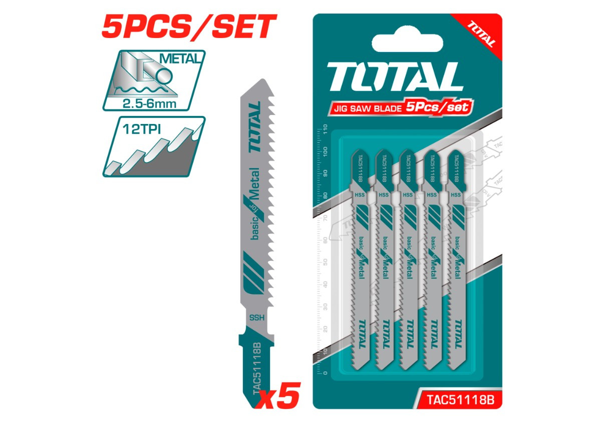 Էլեկտրական նրբասղոցի երկաթի սղոց TAC51118B TOTAL