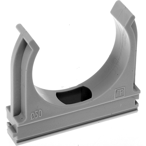 Пластиковый зажим серый 32мм (25/500) ПРОМРУКАВ