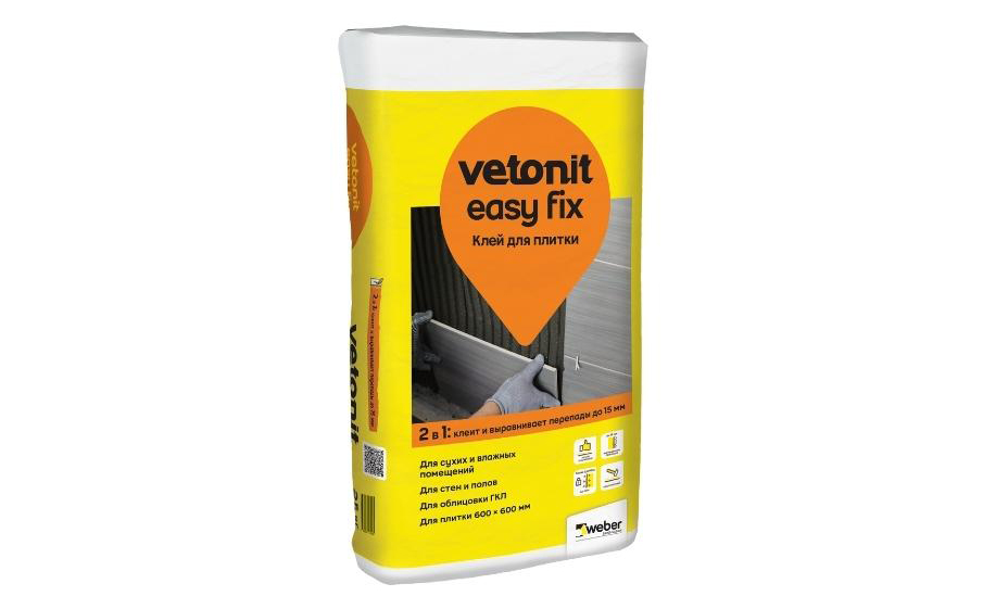 Клей Weber Easy Fix 25кг 00941 Vetonit