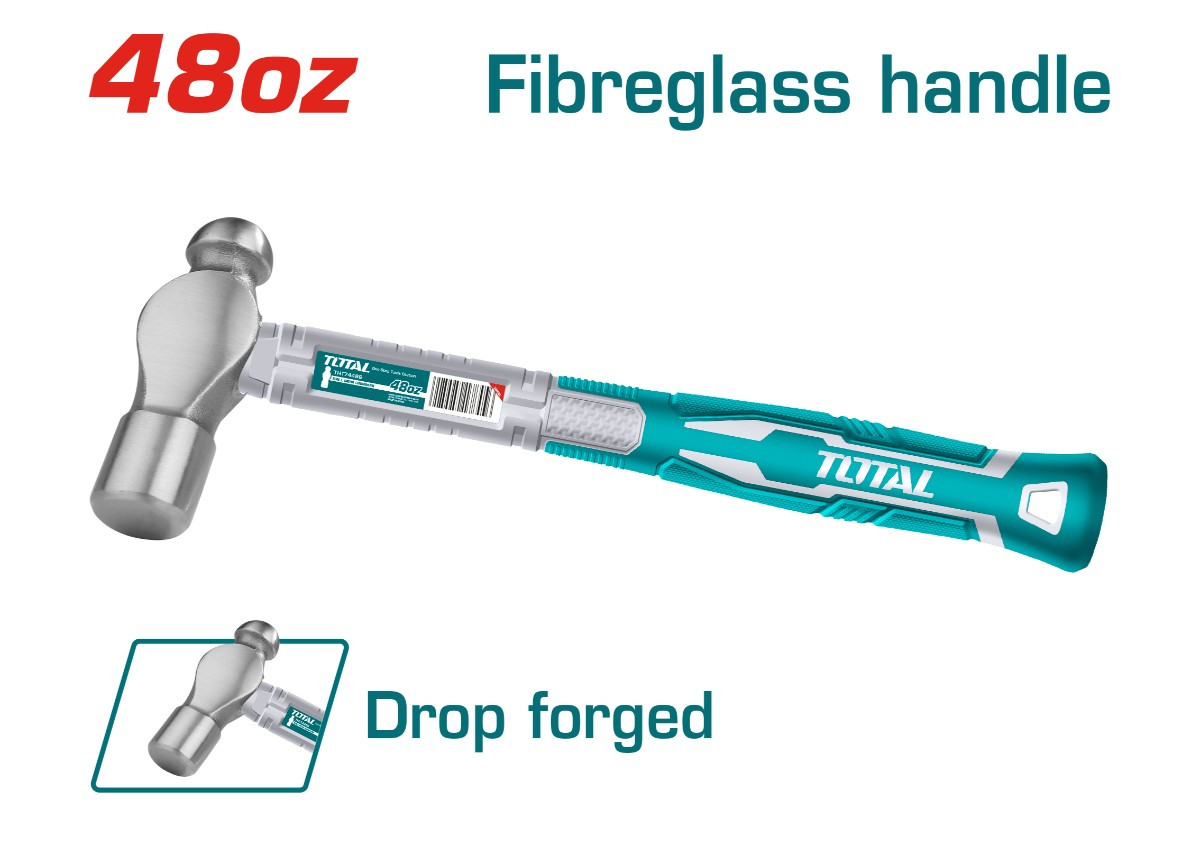 Մուրճ երկկողմանի կլոր 1300գր. THT74486  TOTAL