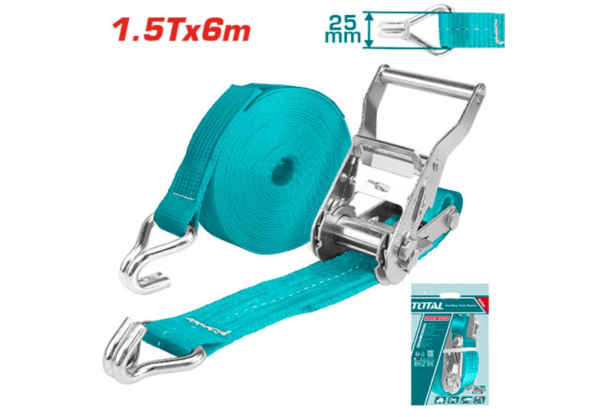 Ремни с трещоткой 1,5т 6м THTRS2061 TOTAL