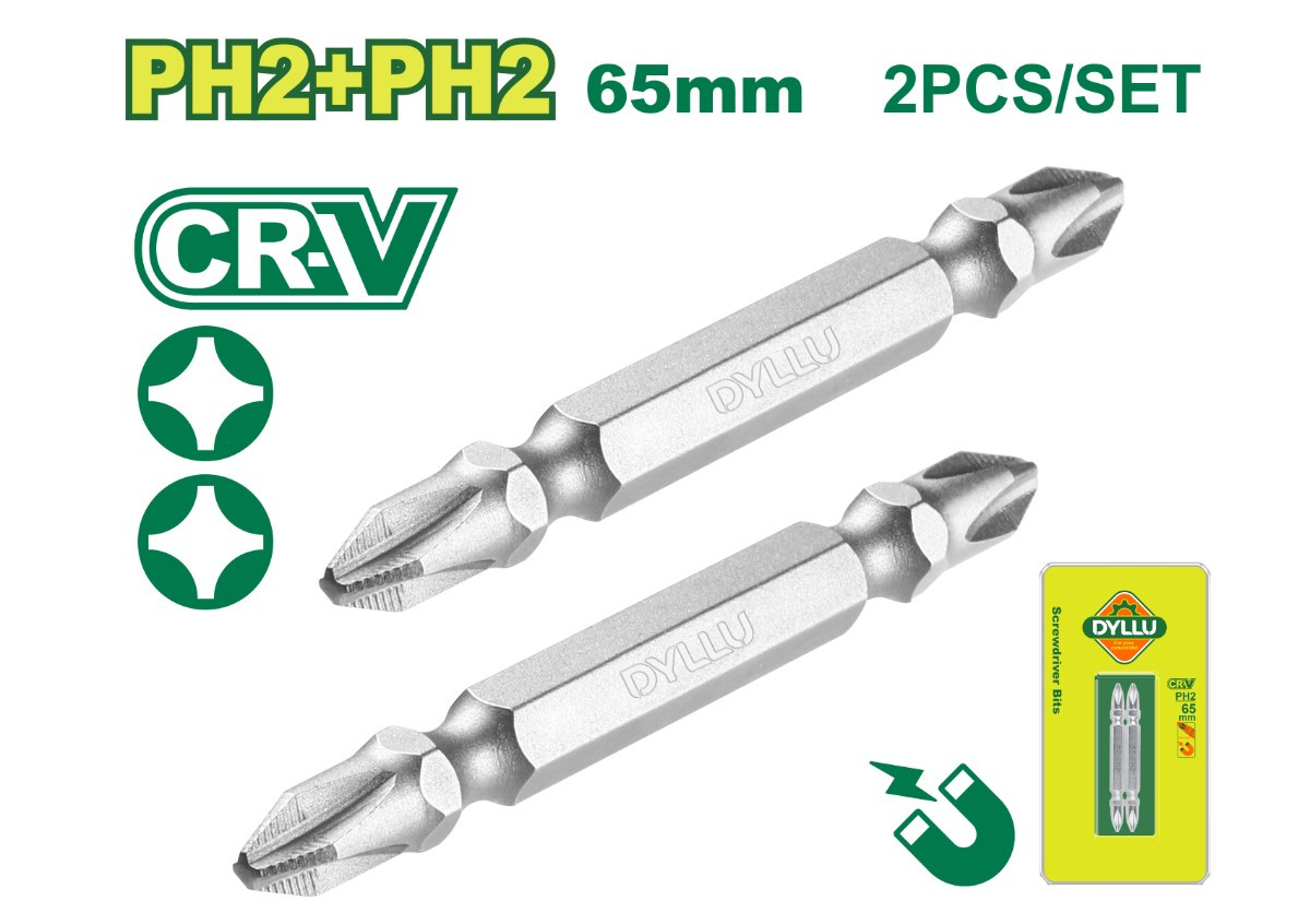 Биты (2 шт) DYLLU DTSV0K12 65мм