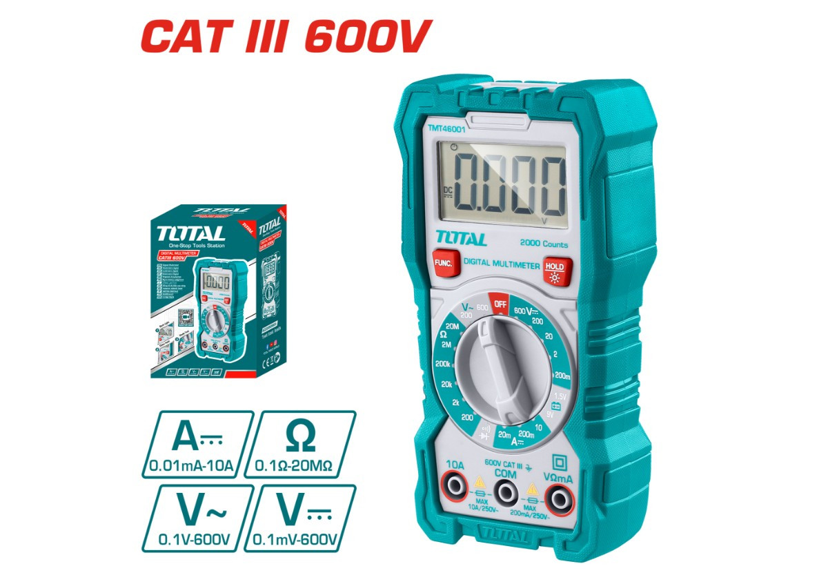 Թվային մուլտիմետր TOTAL TMT46001