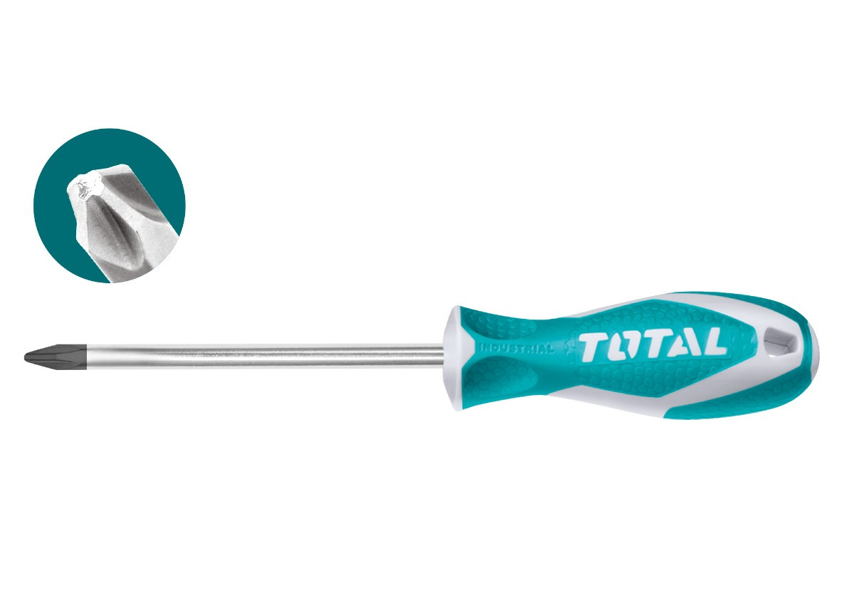 Крестовая отвертка Phillips PH1 SL5x100 mm TOTAL THT2246