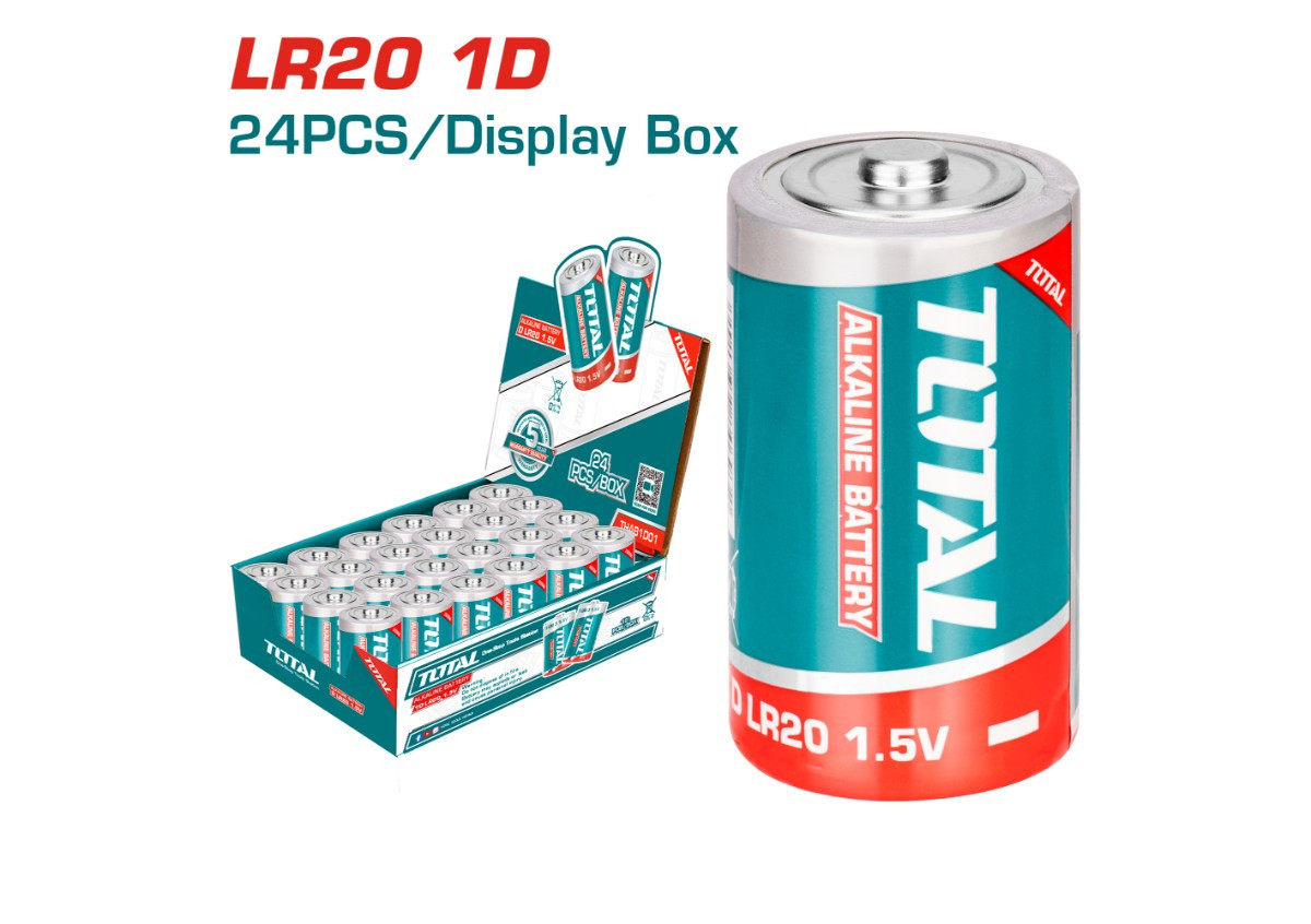 Էլեմենտ 1,5V D (LR20) TOTAL THAB1D01