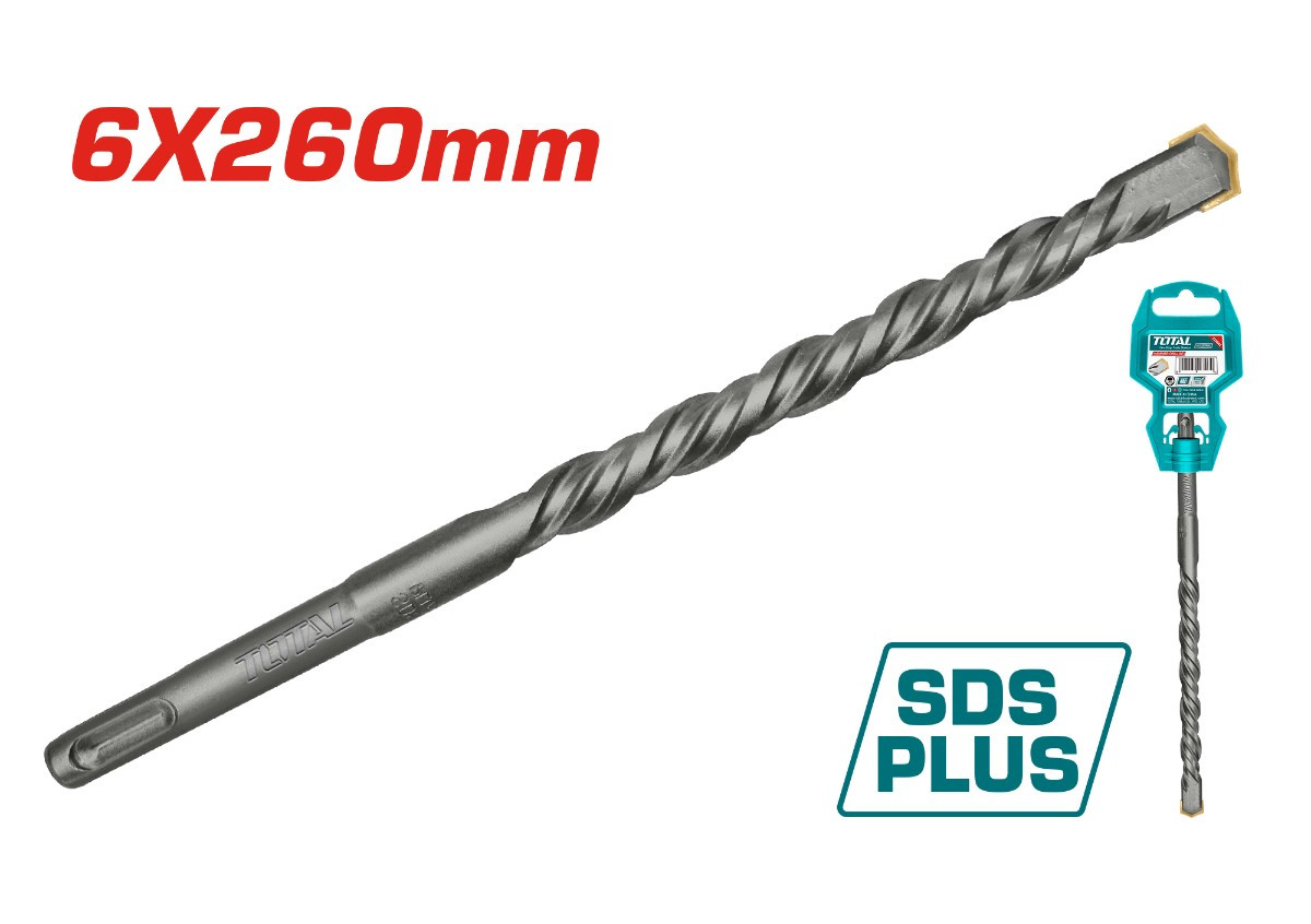 Հորատիչի գայլիկոն   6x260մմ SDS Plus TOTAL TAC310604C
