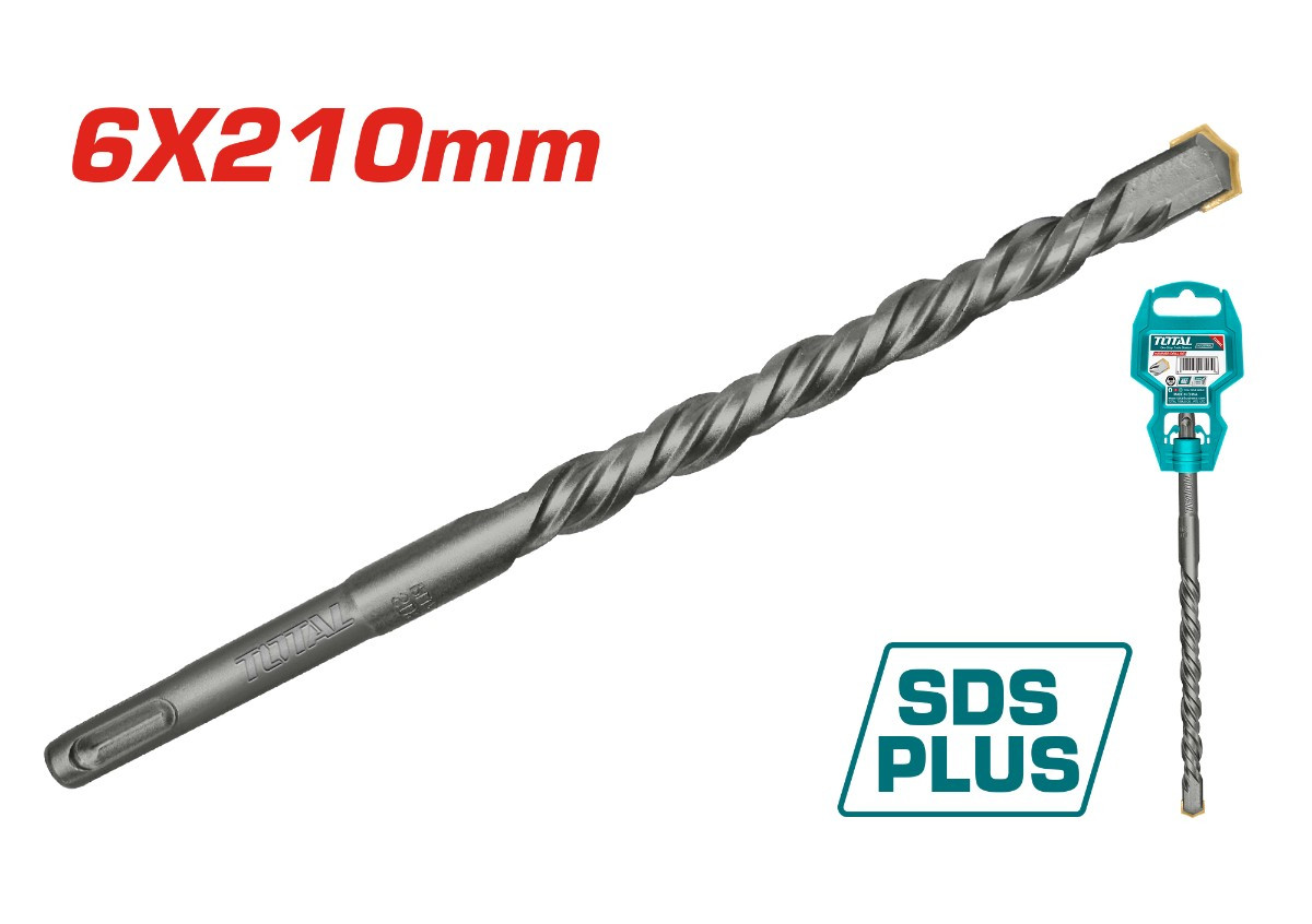 Հորատիչի գայլիկոն SDS Plus 6x210մմ  TAC310603 TOTAL