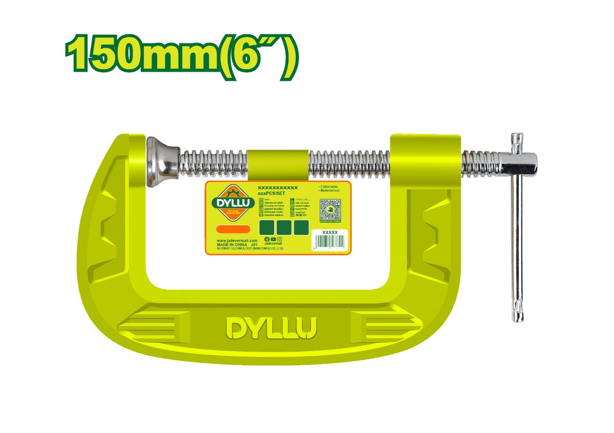 Г-образная Струбцина 150мм DTCP1106  DYLLU