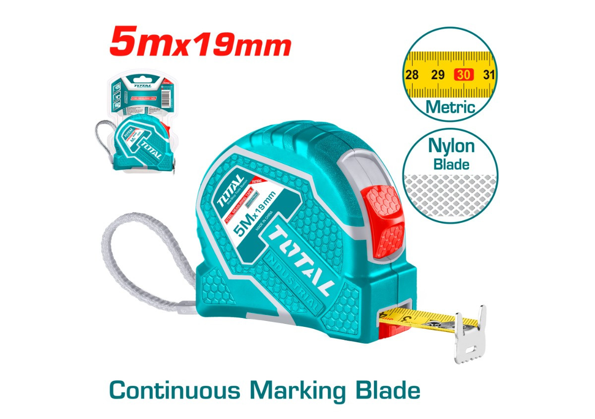Մետր երկկողմանի 5*19 TOTAL TMT126651M