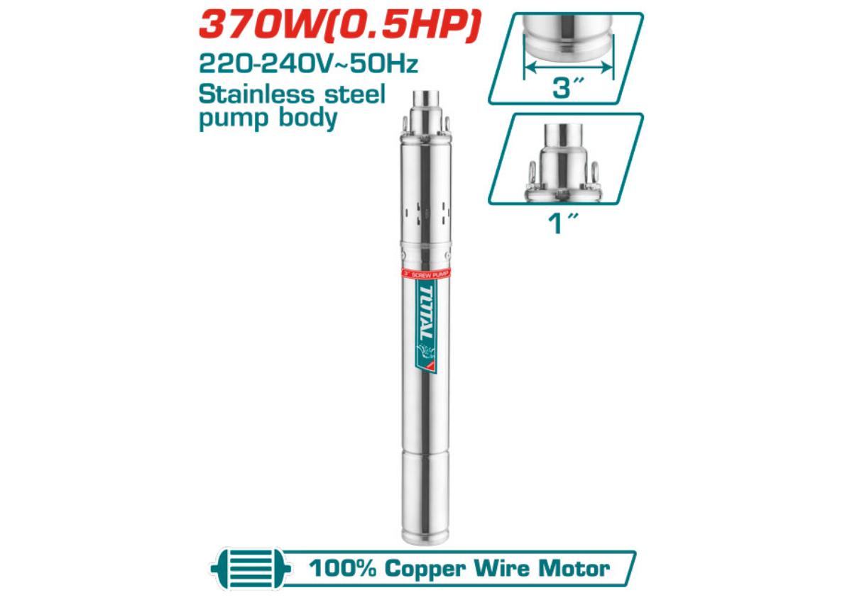 Հորի պոմպ 3" 370Վտ TOTAL TSWP3701