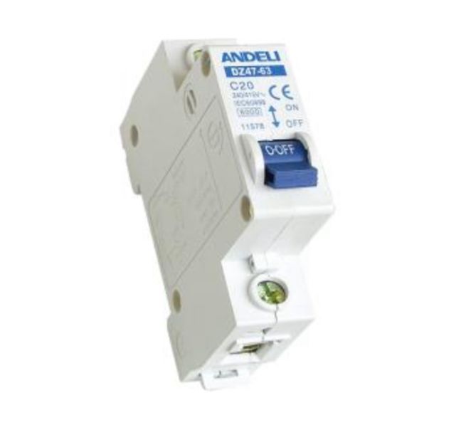 Ավտոմատ անջատիչ DZ47-100 D63A 1P ANDELI