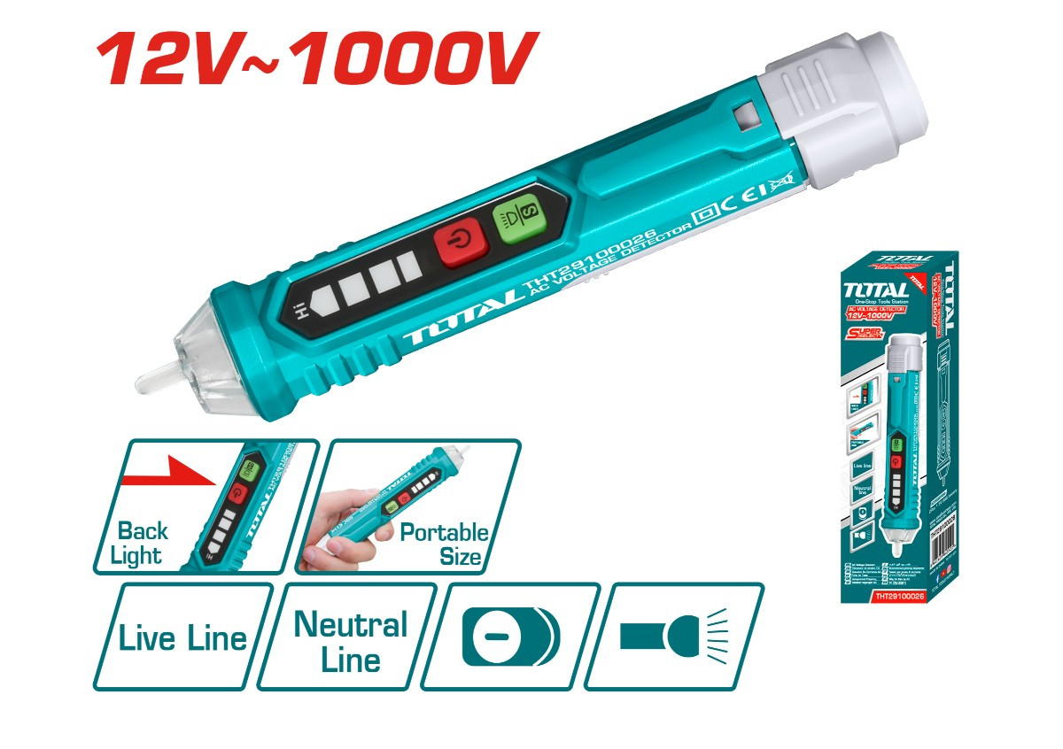 Бесконтактный детектор напряжения  TOTAL THT29100026