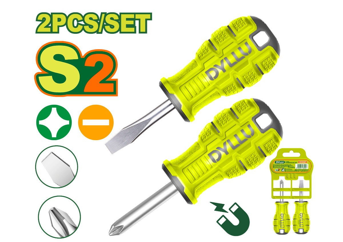 Набор отверток из 2 предметов DTSSB402 6x38 мм DYLLU