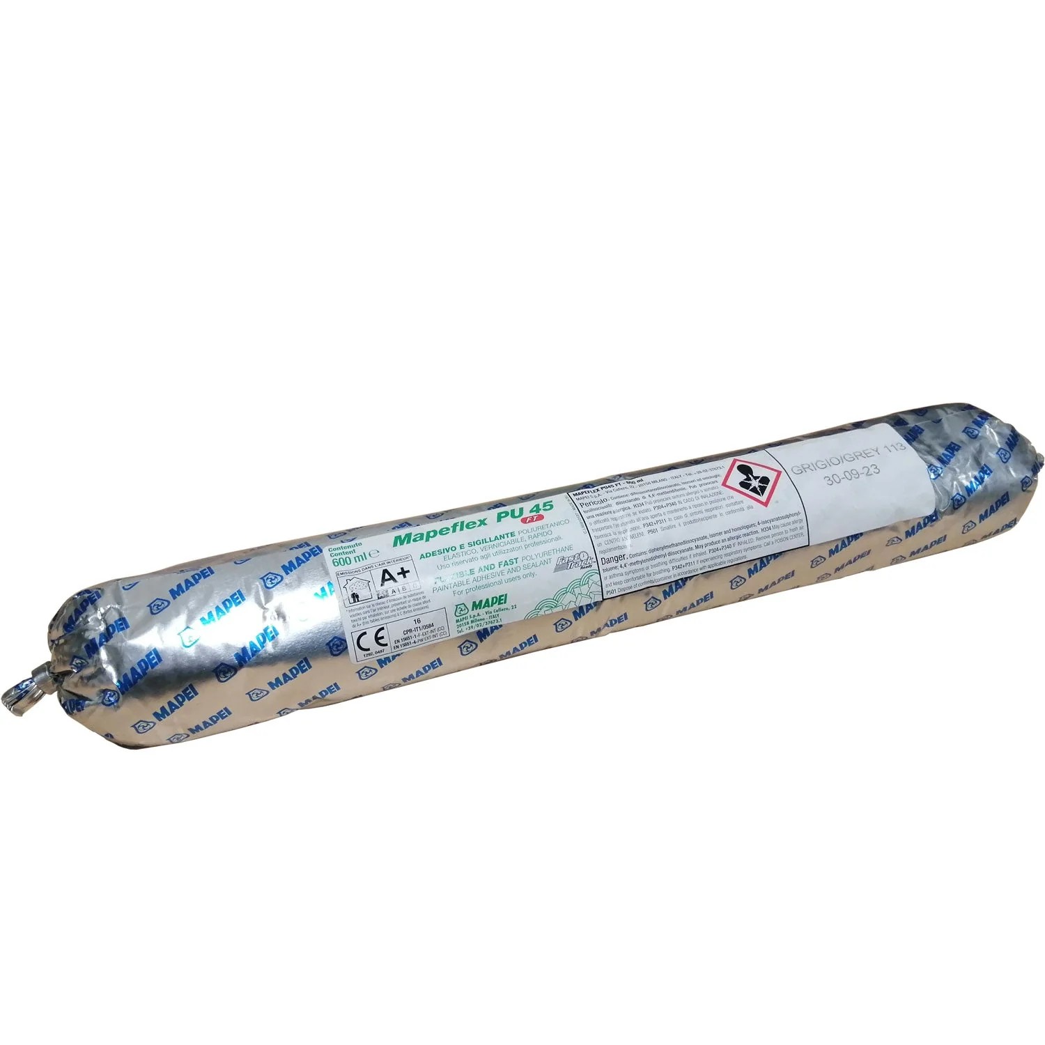 Герметик Mapeflex PU 45 FT 600мл Grey MAPEI