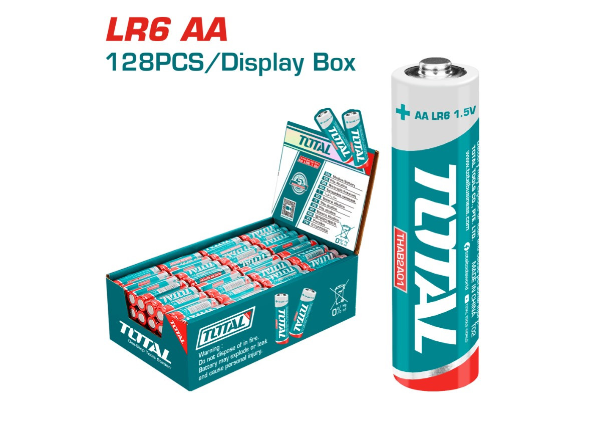 Էլեմենտ 1,5v AA (LR06) (128 հատ) TOTAL THAB2A01
