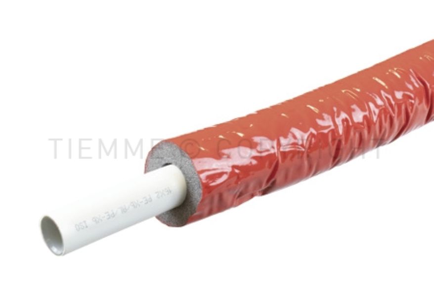 Խողովակ ջերմամեկուսիչով 26*3,0մմ կարմիր 0630R TIEMME