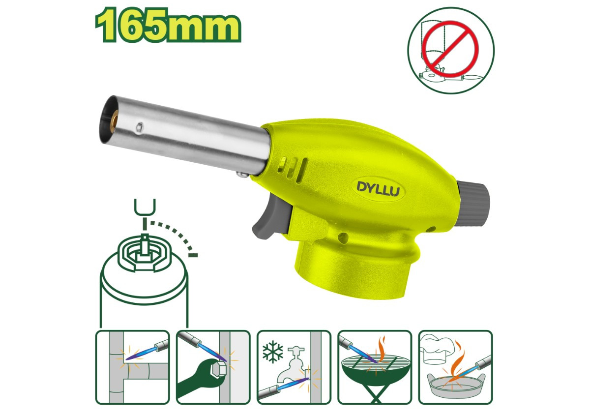 Գազային կրակայրիչ DYLLU DTFG1602 165մմ