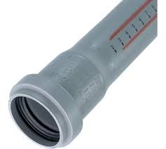 Խողովակ կցորդով մոխրագույն d90*1500մմ OSTENDORF -HTEM