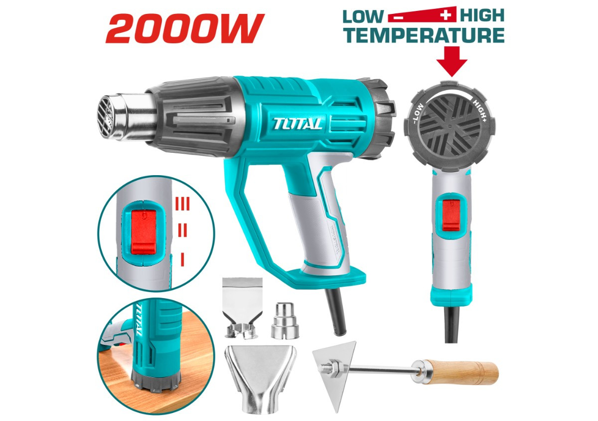 Технический фен 2000Вт TB20045 TOTAL