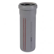 Խողովակ կցորդով մոխրագույն d160*1500mm OSTENDORF -HTEM