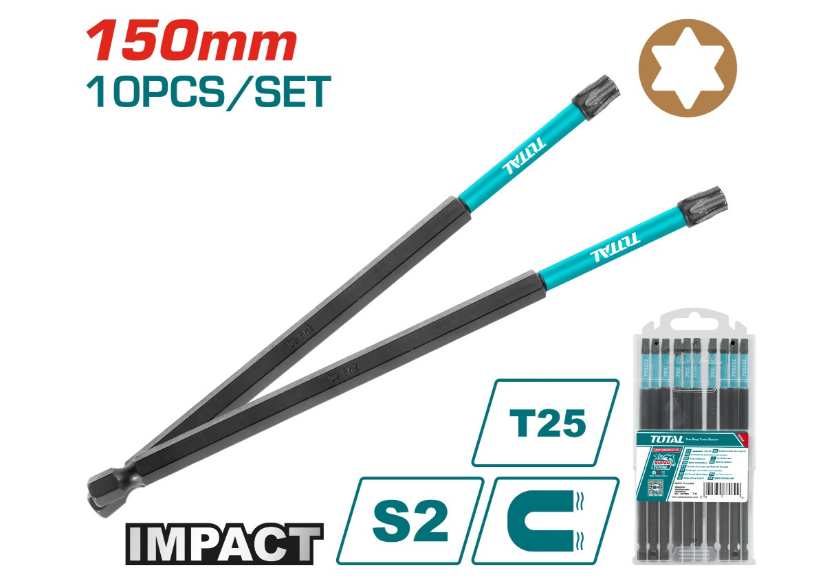 Набор бит 150мм звездообразная TACIM16T2563 TOTAL