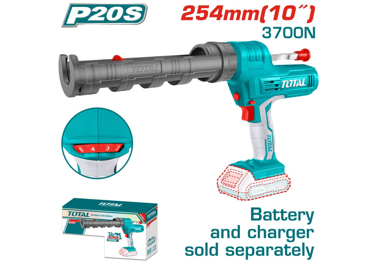 Пистолет для герметика Lithium-Ion 20 В