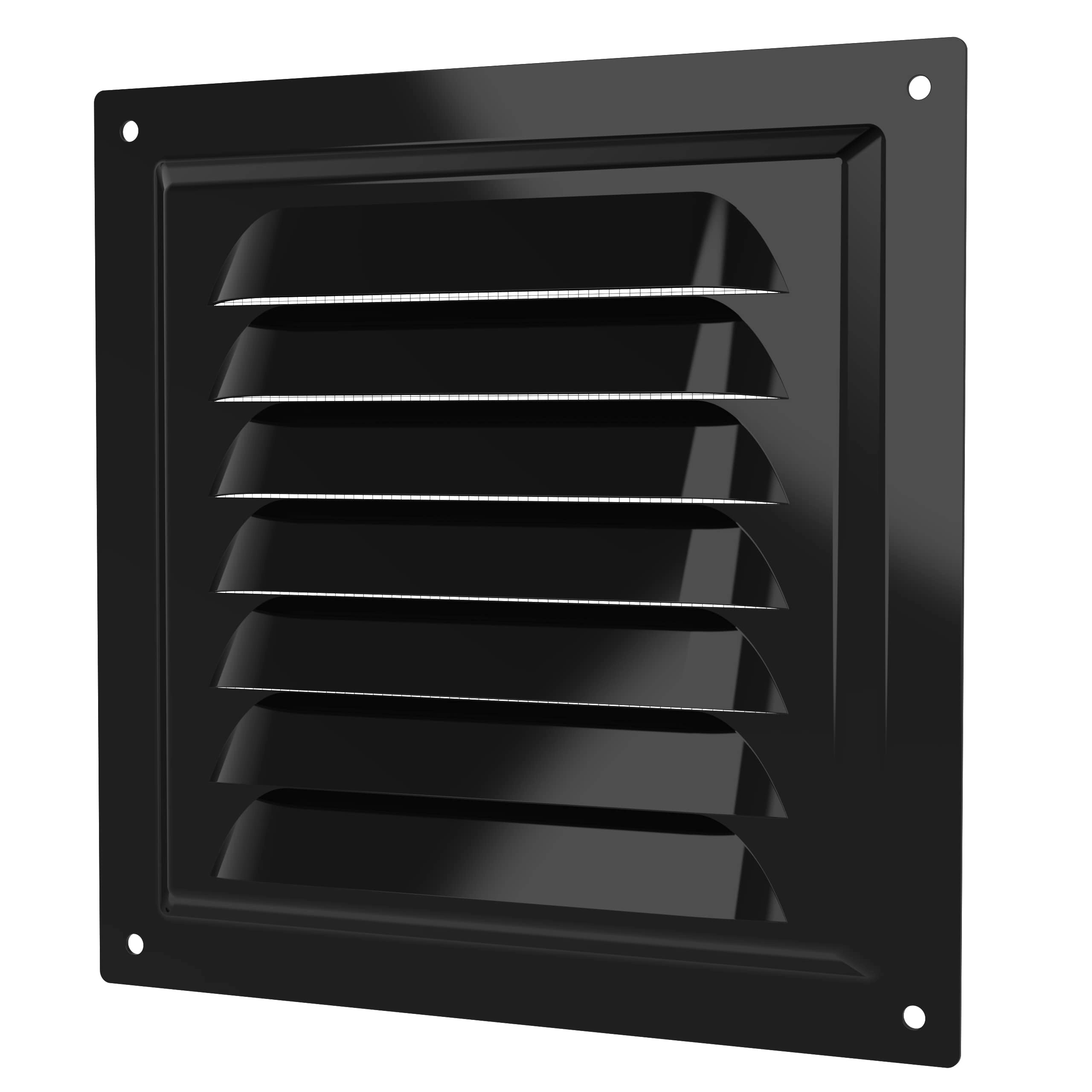 Решетка вентиляционная МЭ сетка 150х150 окрашенная сталь Black   ERA