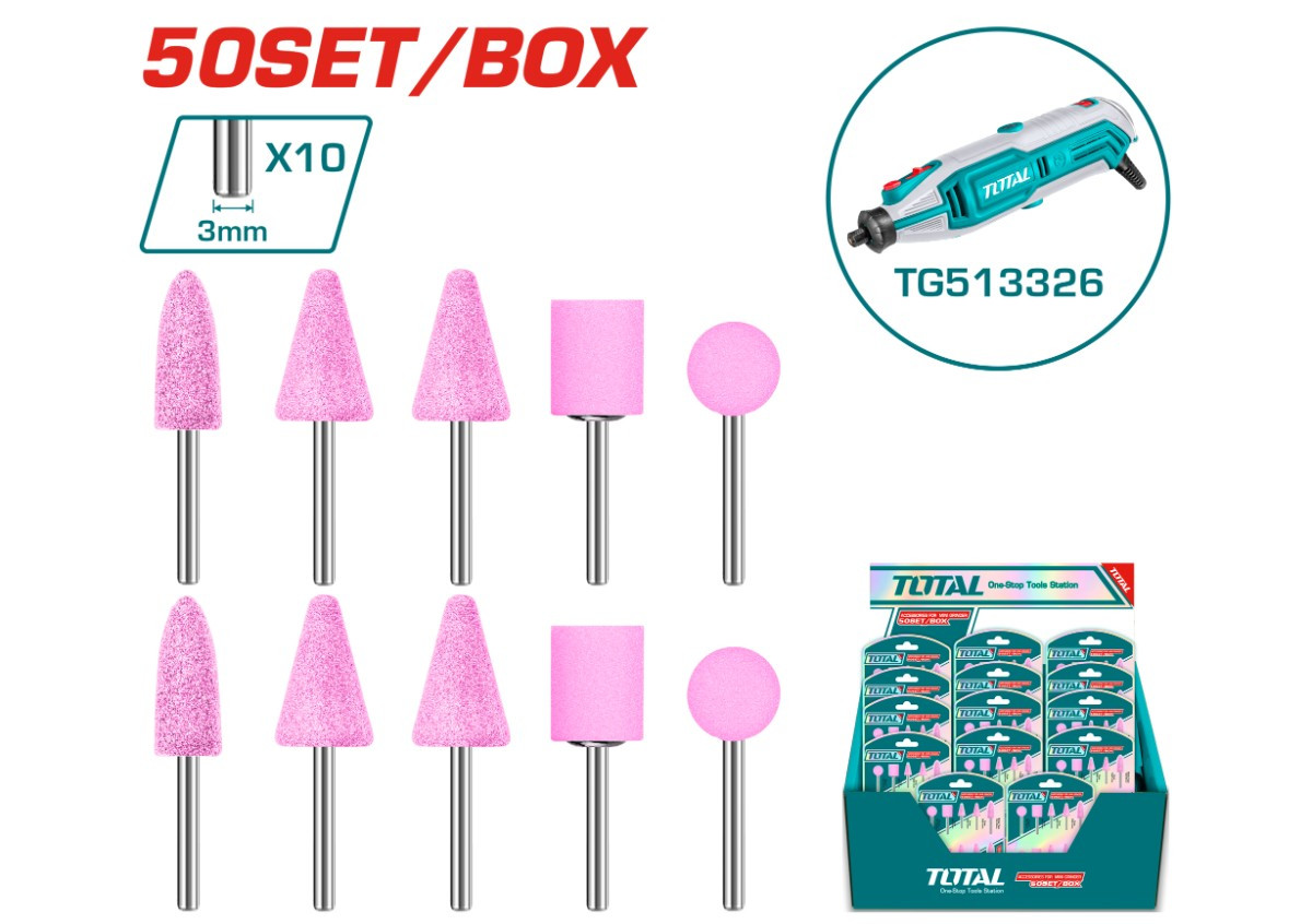 Փոքր հղկող մեքենայի պարագաներ TOTAL TAKB1012
