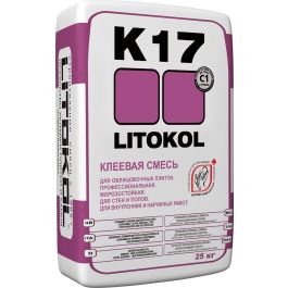 Клей для плитки и керамогранита Litokol K-17 25кг