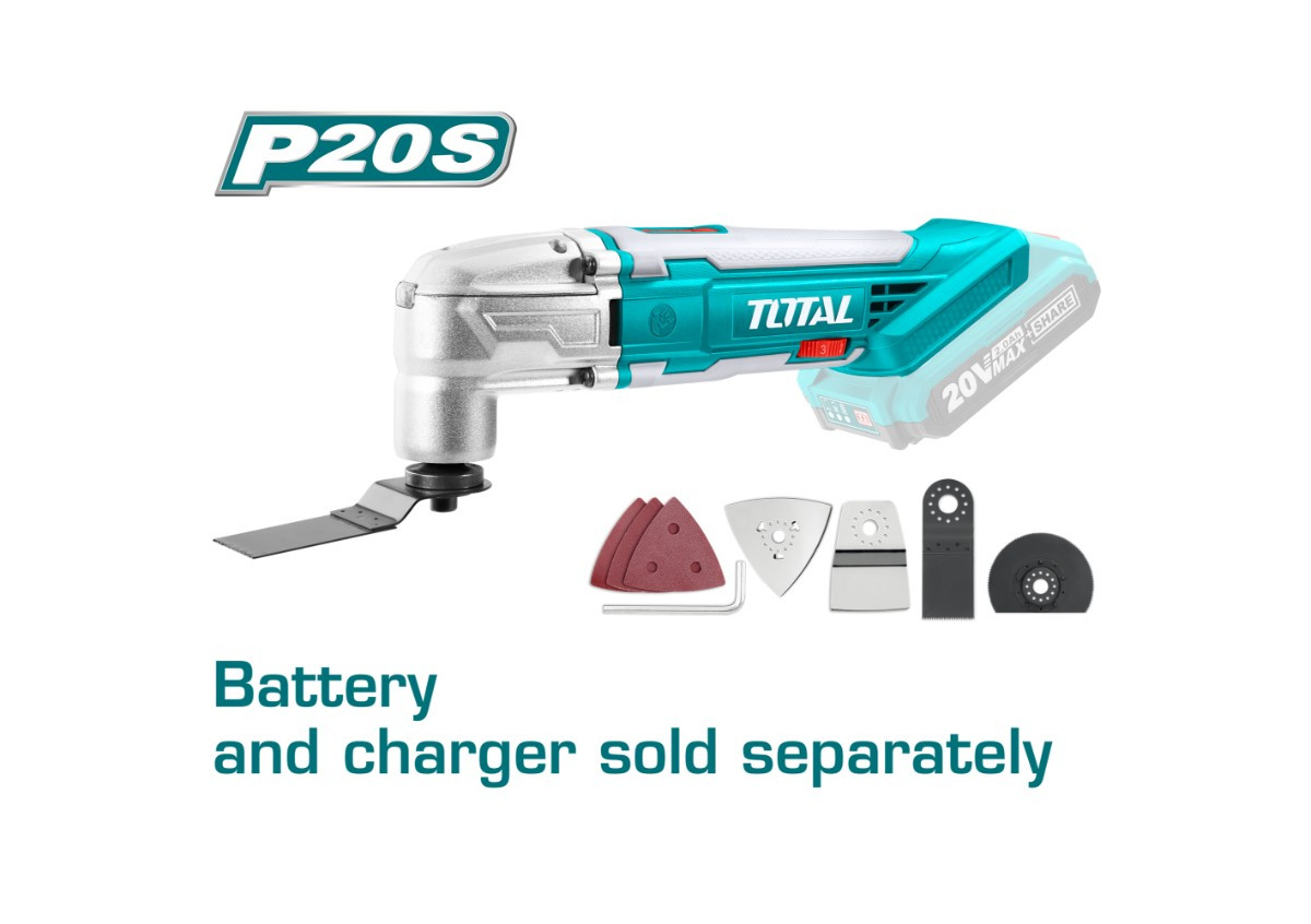 Ռենովատոր մարտկոցային 20Վ (8 աքսեսուարով) TOTAL TMLI2001