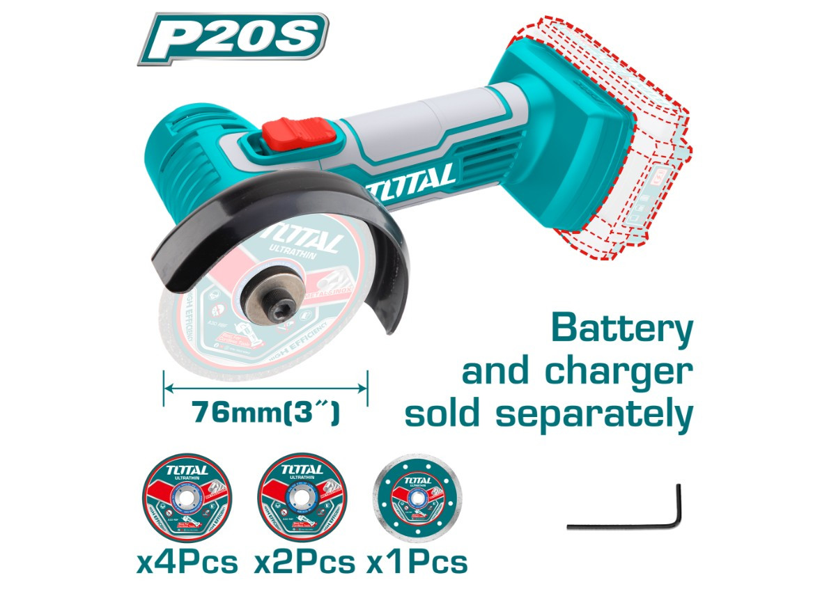 20В инструмент для резки  TOTAL TAGLI7601