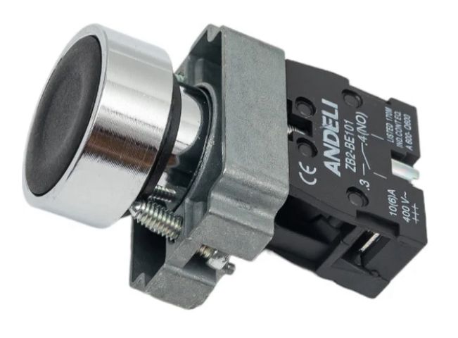 Черная кнопка NO XB2-BA21 ANDELI